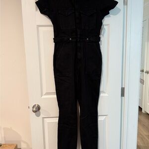 Good American Classic Black Jumpsuit